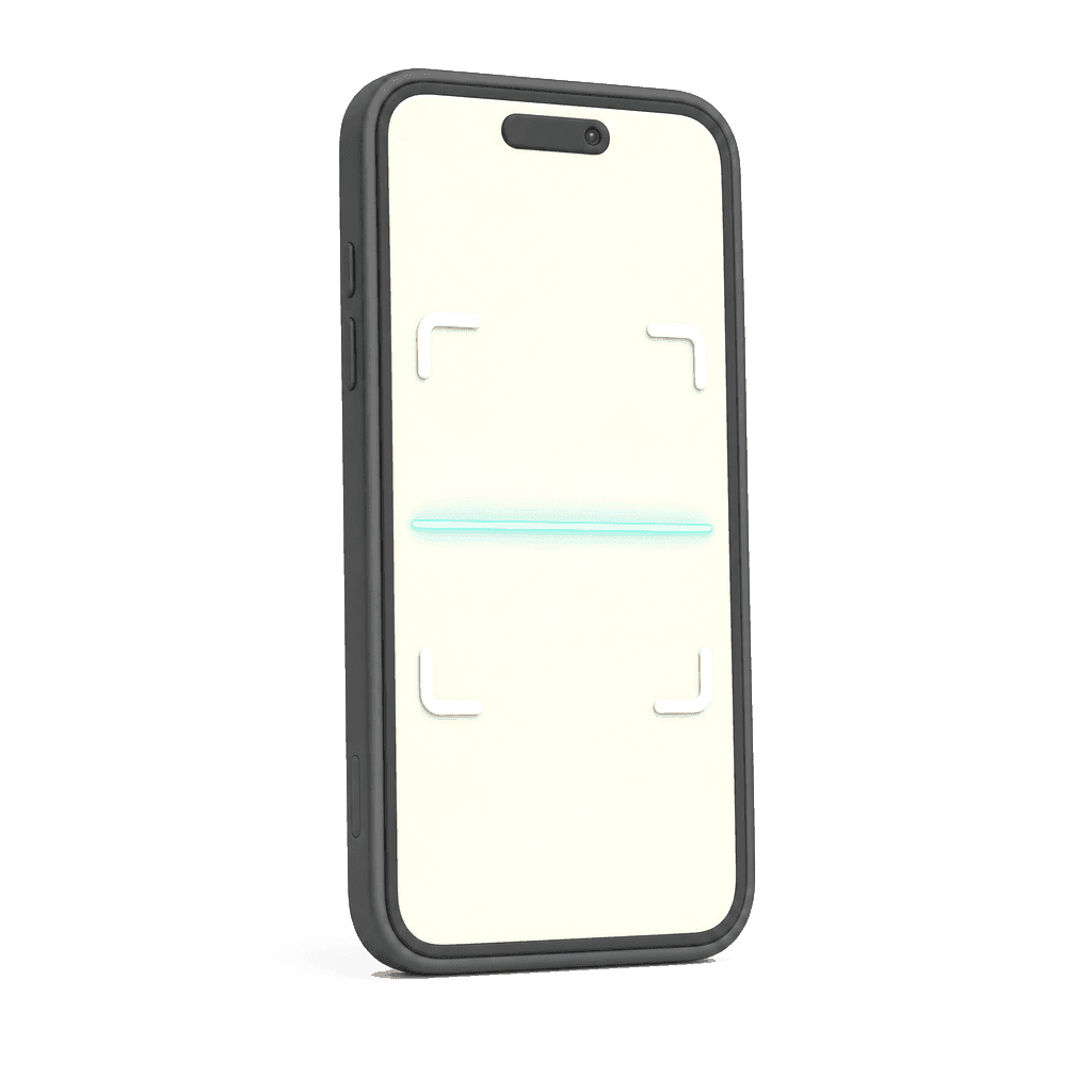 Phone scanning a collectible